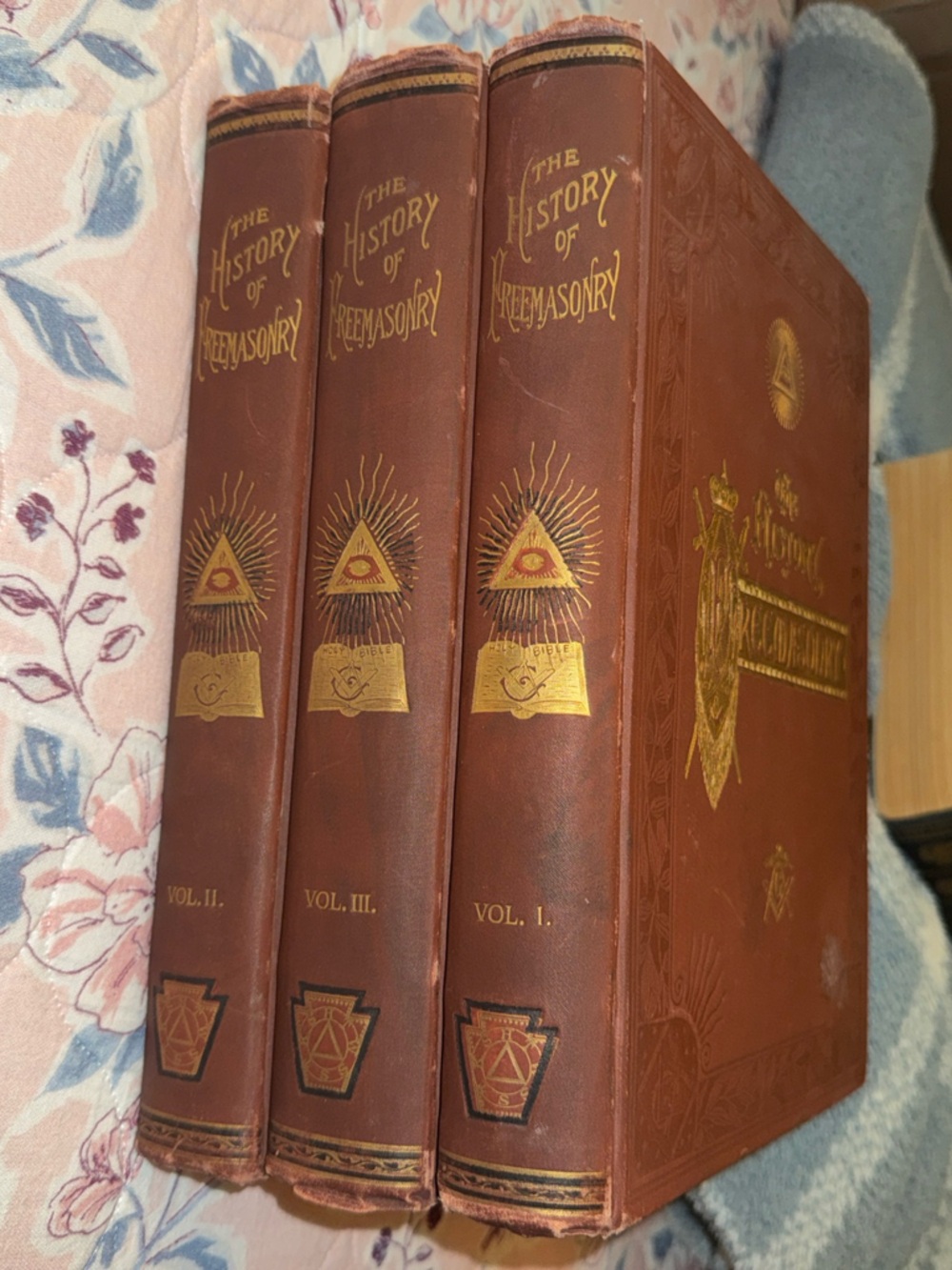 The History of Free Masonry 3 Vol. Mackey Collector's Edition Yorst Publishing +